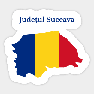 Suceava County, Romania. Sticker